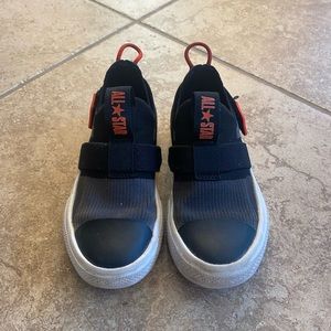 Toddler size 12 converse slip-ons